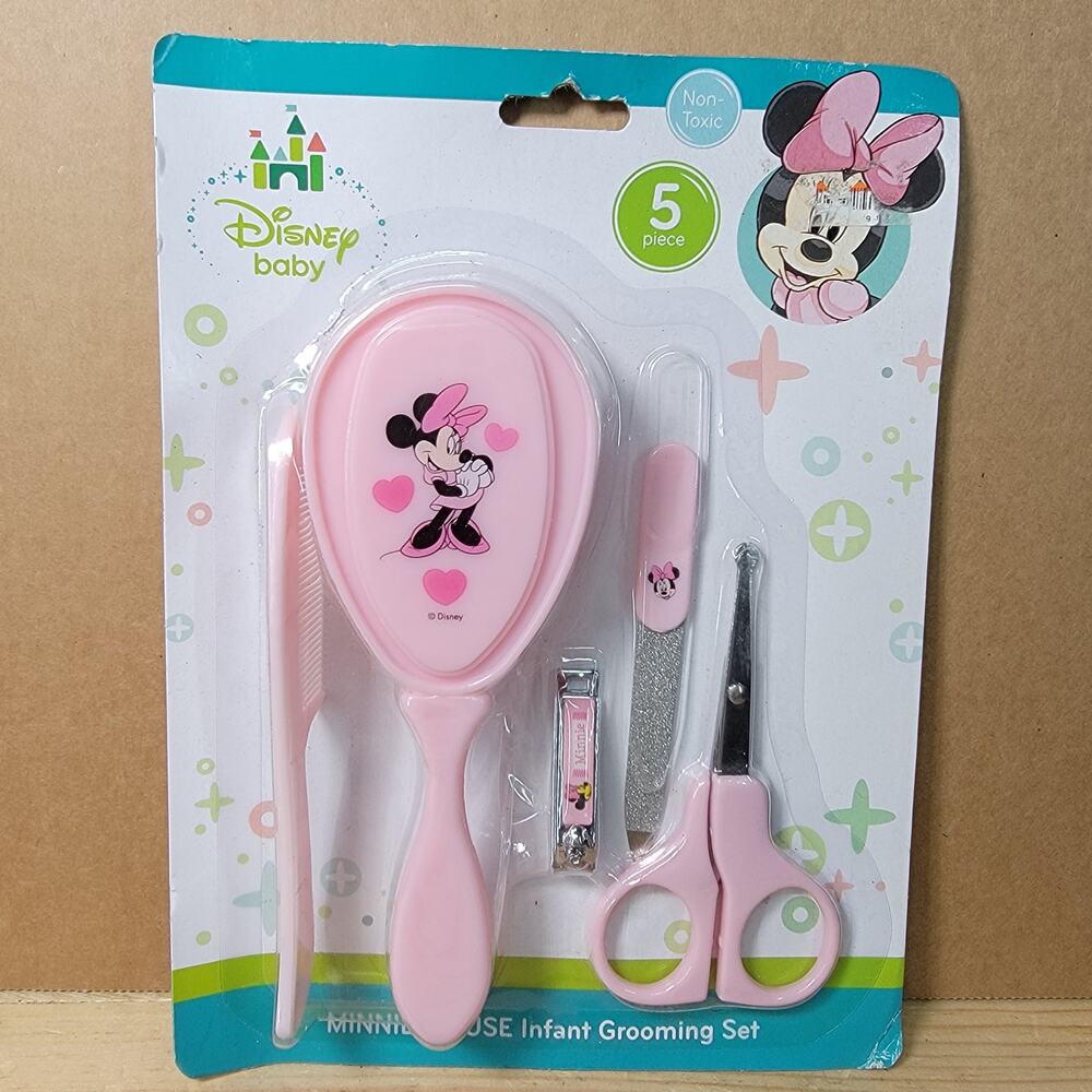 Disney Baby 5 Piece Minnie Mouse Infant Grooming Set NEW / SEALED